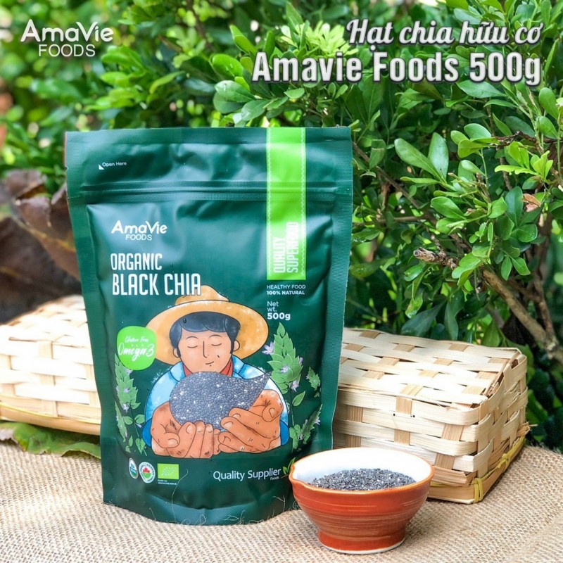 Hạt chia hữu cơ Amavia 500gr