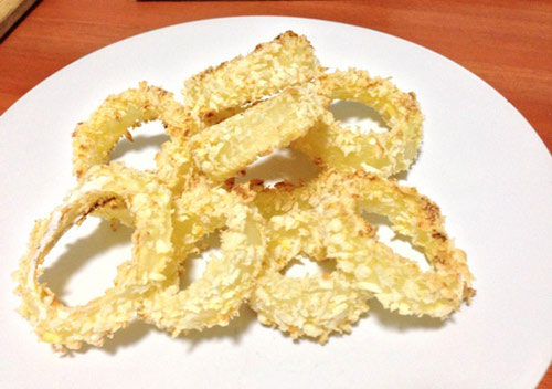 Hành tây tẩm bột nướng giòn