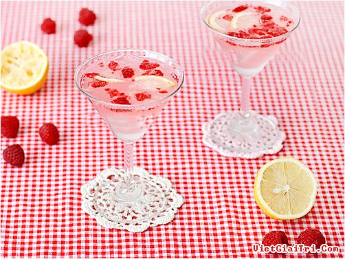 Nước chanh quả mâm xôi