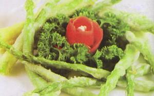 Măng tây rán giòn