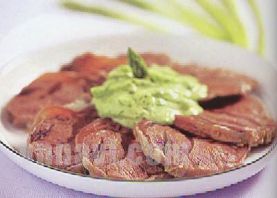 Bắp bò sốt măng tây