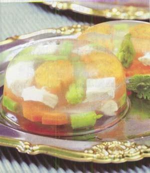 Thạch gà măng tây