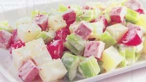 Cần tây trộn sốt mayonnaise