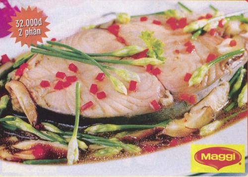 Cá Thu Hấp Hoa Hẹ