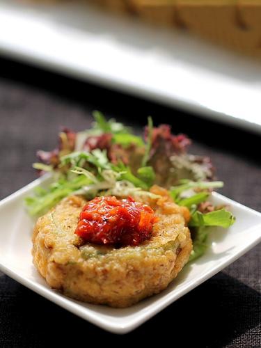 Bí ngòi kẹp thịt chiên giòn ngọt cực ngon