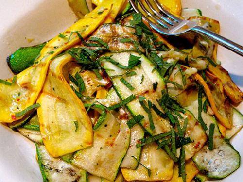 Bí ngòi tẩm gia vị nướng