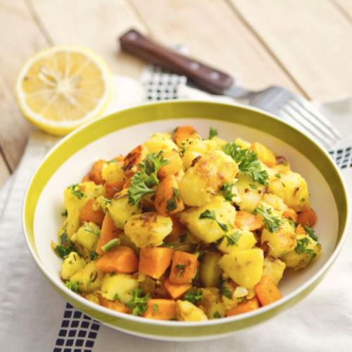 Khoai tây và cà rốt 