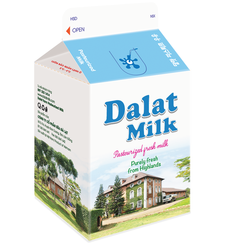 Sữa tươi thanh trùng không đường 180ml