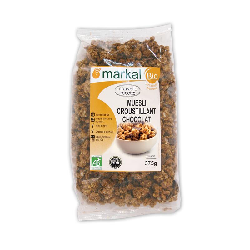 Ngũ cốc giòn sô-cô-la hữu cơ Markal